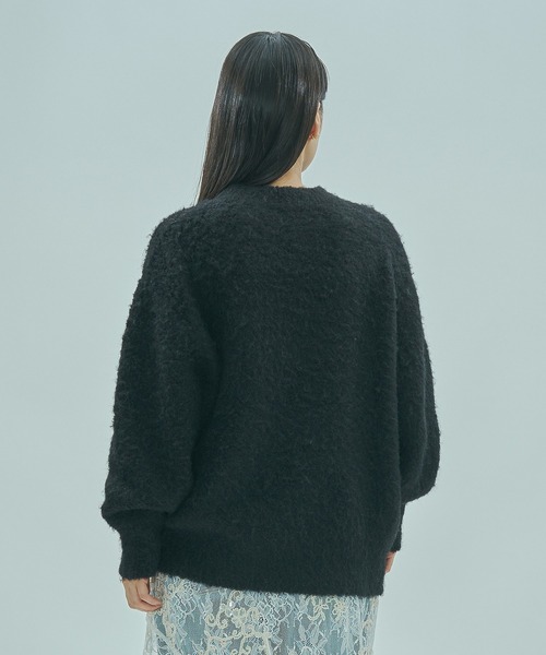 ROSE BUD(ローズバッド)の「BIJOUX KNIT PULLOVER(ニット/セーター・レディース・ホワイト/ブラック・ONE SIZE)」の11枚目の写真