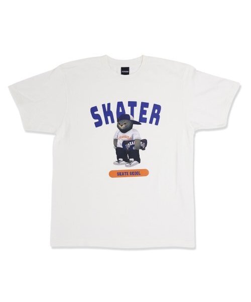 CREAM SODA LAB(クリームソーダラボ)の「グレー スケーター 半袖Tシャツ アイボリー(Tシャツ/カットソー・メンズ・その他・X-LARGE/XX-LARGE/LARGE/MEDIUM)」の16枚目の写真
