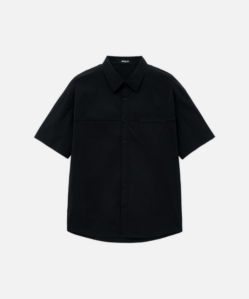 DRAW FIT（ドローフィット）の「クワイエットナイロンラインシャツ[BLACK]（シャツ/ブラウス・メンズ・その他・MEDIUM/LARGE/X-LARGE）」の3枚目の写真