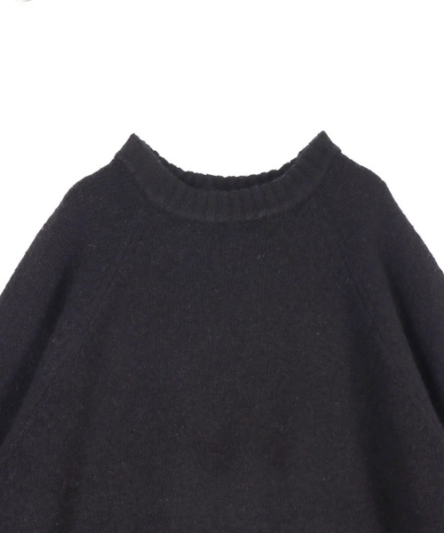 ANAP(アナップ)の「フィンガーホール メランジ ニットワンピース(ワンピース・レディース・アイボリー/ブラック/ブラウン・F)」の9枚目の写真
