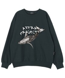 ウェイルオーバーサイズドロップショルダースウェット_グリーン
