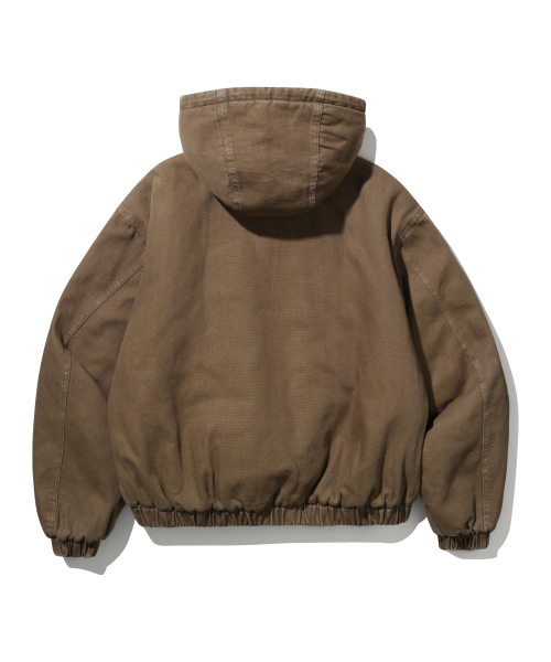 URBANSTOFF（アーバンストッフ）の「オーバーダイングフードワークジャケット（ベージュ）（ブルゾン・レディース・その他・MEDIUM/LARGE）」の2枚目の写真