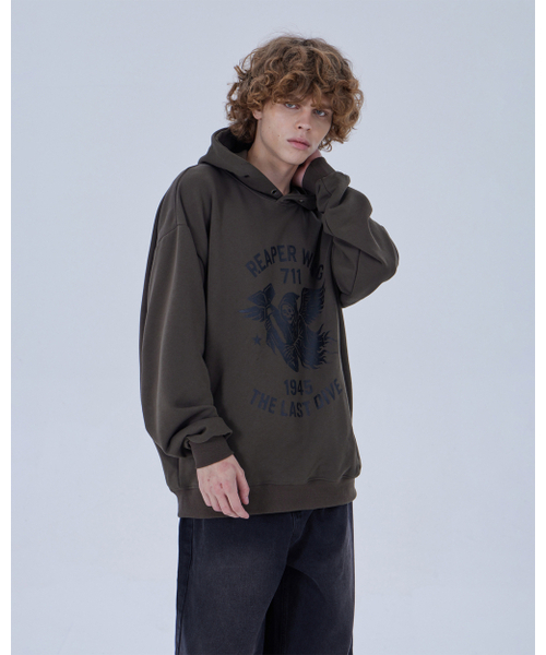 DYSFUNCT（ディスファンクト）の「REAPER WING HOODIE (KHAKI)（パーカー・メンズ・その他・MEDIUM/LARGE/X-LARGE）」の4枚目の写真