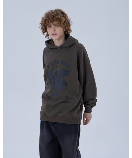 DYSFUNCT（ディスファンクト）の「REAPER WING HOODIE (KHAKI)（パーカー・メンズ・その他・MEDIUM/LARGE/X-LARGE）」の5枚目の写真