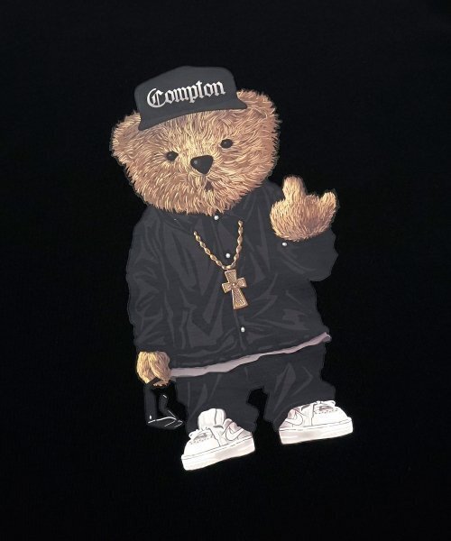 STIGMA(スティグマ)の「COMPTON BEAR T-SHIRTS BLACK(Tシャツ/カットソー・メンズ・その他・LARGE/MEDIUM/SMALL/X-LARGE/XX-LARGE)」の4枚目の写真