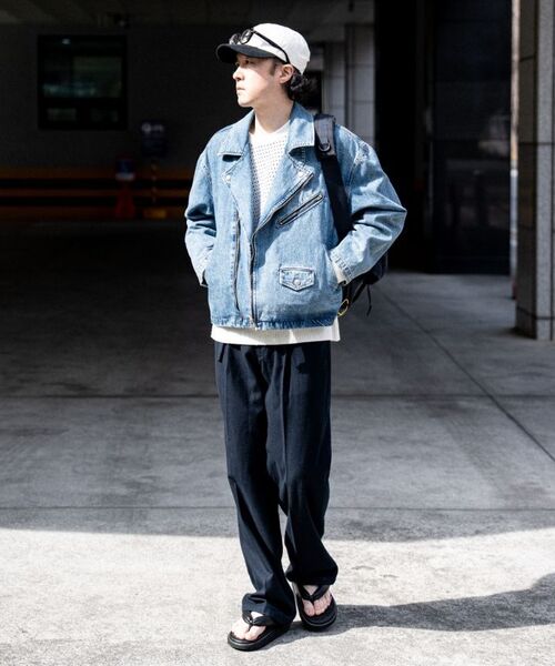 ASTLAY(アストレイ)の「Denim Rider Jacket (Vintage Stone Damage)(ライダースジャケット・メンズ・その他・2/3)」の13枚目の写真