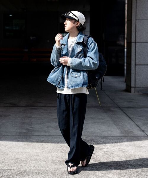 ASTLAY(アストレイ)の「Denim Rider Jacket (Vintage Stone Damage)(ライダースジャケット・メンズ・その他・2/3)」の3枚目の写真