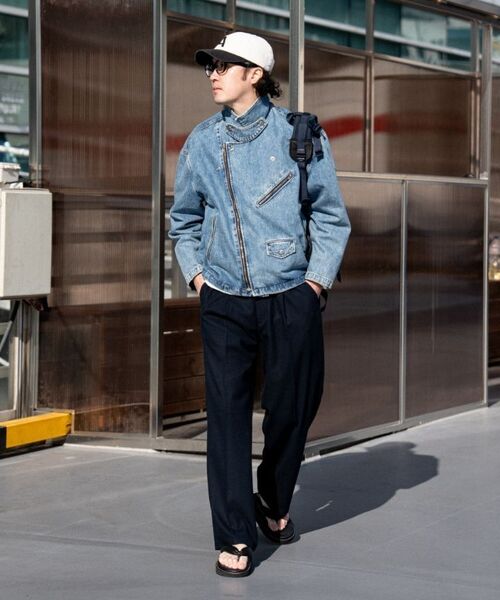 ASTLAY(アストレイ)の「Denim Rider Jacket (Vintage Stone Damage)(ライダースジャケット・メンズ・その他・2/3)」の7枚目の写真