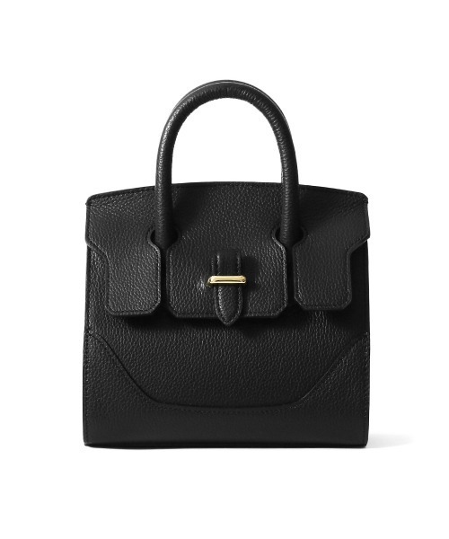 PELLE MORBIDA（ペッレモルビダ）の「Vela（ヴェーラ） VE101-ミニボストンバッグ(Sサイズ)（ショルダーバッグ・レディース・アイボリー/ブラック/ブルー系その他・FREE）」の2枚目の写真