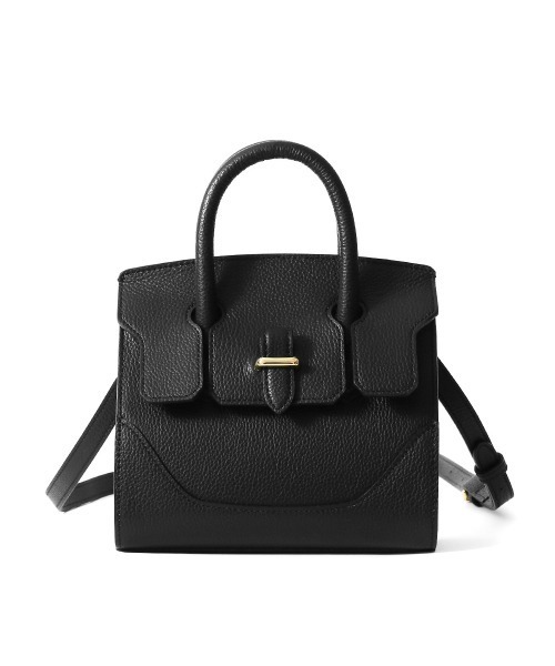 PELLE MORBIDA（ペッレモルビダ）の「Vela（ヴェーラ） VE101-ミニボストンバッグ(Sサイズ)（ショルダーバッグ・レディース・アイボリー/ブラック/ブルー系その他・FREE）」の16枚目の写真