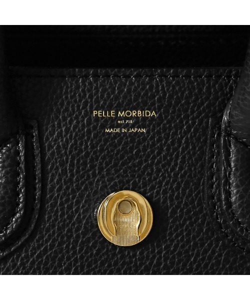 PELLE MORBIDA（ペッレモルビダ）の「Vela（ヴェーラ） VE101-ミニボストンバッグ(Sサイズ)（ショルダーバッグ・レディース・アイボリー/ブラック/ブルー系その他・FREE）」の22枚目の写真