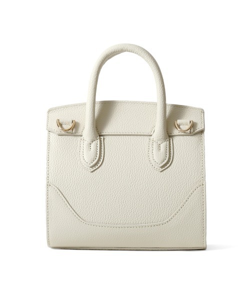 PELLE MORBIDA（ペッレモルビダ）の「Vela（ヴェーラ） VE101-ミニボストンバッグ(Sサイズ)（ショルダーバッグ・レディース・アイボリー/ブラック/ブルー系その他・FREE）」の7枚目の写真