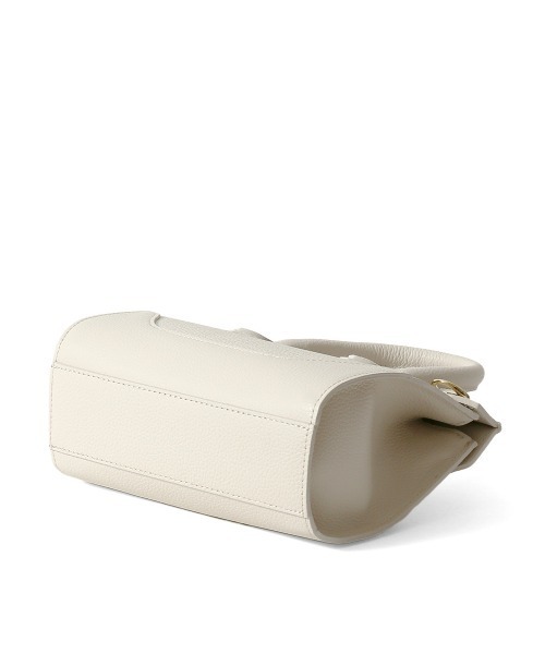 PELLE MORBIDA（ペッレモルビダ）の「Vela（ヴェーラ） VE101-ミニボストンバッグ(Sサイズ)（ショルダーバッグ・レディース・アイボリー/ブラック/ブルー系その他・FREE）」の8枚目の写真