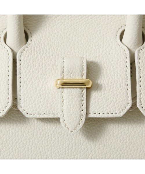 PELLE MORBIDA（ペッレモルビダ）の「Vela（ヴェーラ） VE101-ミニボストンバッグ(Sサイズ)（ショルダーバッグ・レディース・アイボリー/ブラック/ブルー系その他・FREE）」の9枚目の写真