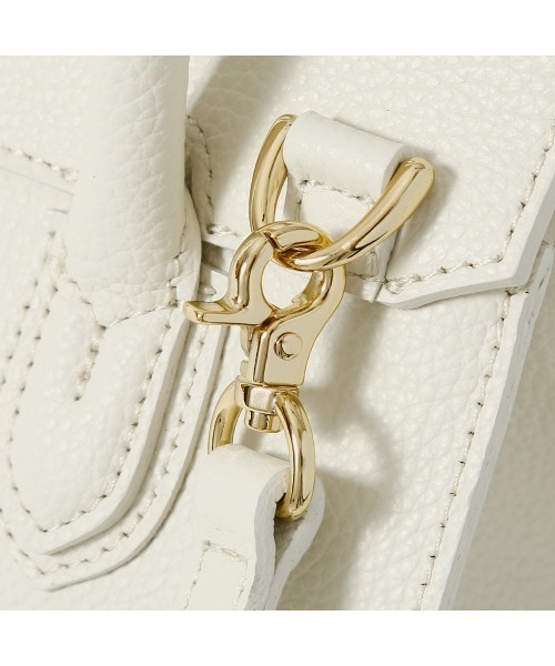 PELLE MORBIDA（ペッレモルビダ）の「Vela（ヴェーラ） VE101-ミニボストンバッグ(Sサイズ)（ショルダーバッグ・レディース・アイボリー/ブラック/ブルー系その他・FREE）」の11枚目の写真