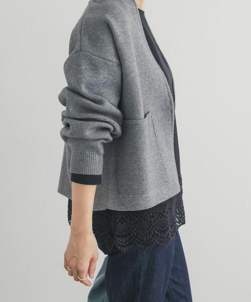 URBAN RESEARCH DOORS（アーバンリサーチドアーズ）の「裾レースカットソー（Tシャツ/カットソー・レディース・ブラック/オフホワイト・FREE）」の20枚目の写真