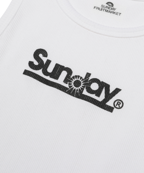 SUNDAY FRUIT MARKET(サンデーフルーツマーケット)の「W) Sunday SLEEVELESS IVORY(Tシャツ/カットソー・レディース・その他・SMALL)」の4枚目の写真
