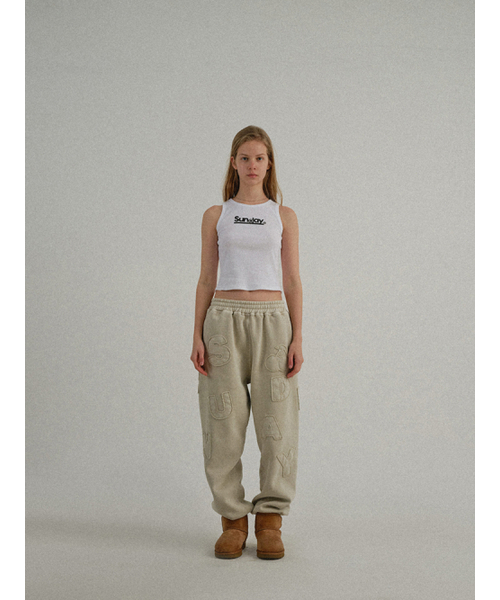 SUNDAY FRUIT MARKET(サンデーフルーツマーケット)の「W) Sunday SLEEVELESS IVORY(Tシャツ/カットソー・レディース・その他・SMALL)」の7枚目の写真