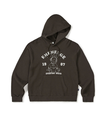 [Mmlg] MELGE ENJOYING MUSIC HOODIE (WOODY BROWN)