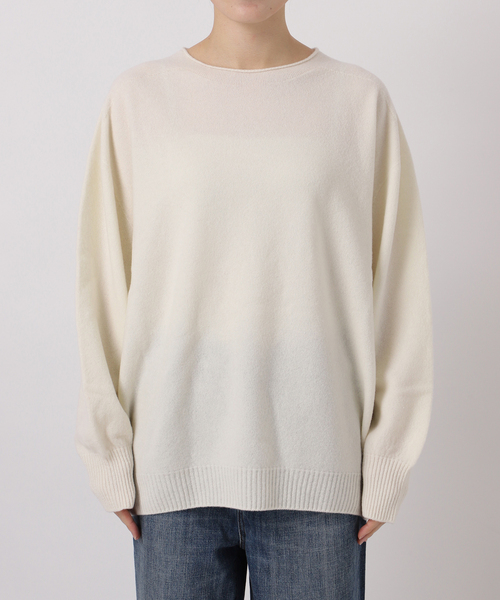 新色有り / 追加2》CHESSルーズボートネックプルオーバー（ニット