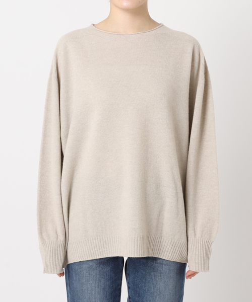 新色有り / 追加2》CHESSルーズボートネックプルオーバー（ニット