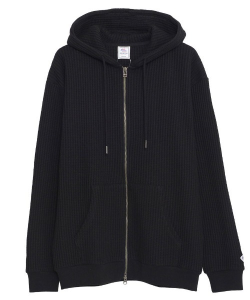 JEMORGAN（ジェーイーモーガン）の「『JEMORGAN LONG JOHNS/ジェーイーモーガンロングジョーンズ』CVCワッフルフルボーダーZIPパーカー【+】（パーカー・メンズ・ネイビー/オートミール/杢グレー/ブラウン/ブラック・XL/L/M）」の9枚目の写真