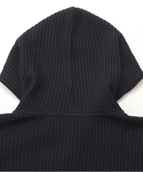 JEMORGAN（ジェーイーモーガン）の「『JEMORGAN LONG JOHNS/ジェーイーモーガンロングジョーンズ』CVCワッフルフルボーダーZIPパーカー【+】（パーカー・メンズ・ネイビー/オートミール/杢グレー/ブラウン/ブラック・XL/L/M）」の12枚目の写真