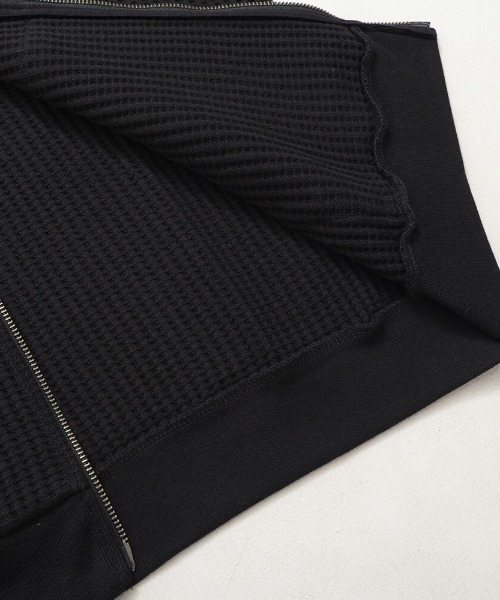 JEMORGAN（ジェーイーモーガン）の「『JEMORGAN LONG JOHNS/ジェーイーモーガンロングジョーンズ』CVCワッフルフルボーダーZIPパーカー【+】（パーカー・メンズ・ネイビー/オートミール/杢グレー/ブラウン/ブラック・XL/L/M）」の19枚目の写真