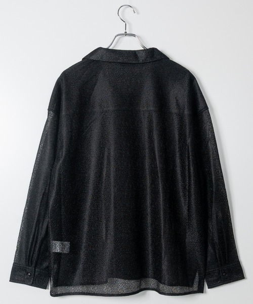 Limited Line Naive Magic(リミテッドラインナイーブマジック)の「【a】〔NAIVE MAGIC〕ルーズサイズ オープンカラー スクエアレースシャツ(シャツ/ブラウス・メンズ・ホワイト/ブラック・MEDIUM/LARGE)」の16枚目の写真