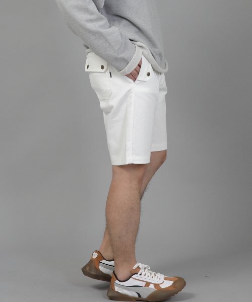 SAINTCREW(セントクルー)の「イングリッシュマン ハーフバンドショーツ EMH-339 ホワイト(その他パンツ・メンズ・その他・MEDIUM/LARGE/X-LARGE)」の2枚目の写真