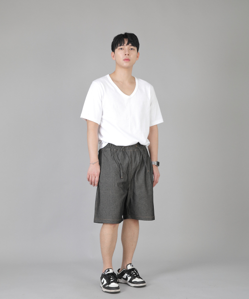 SAINTCREW（セントクルー）の「リップスPショーツ ERS-349 グレーブラックデニム（その他パンツ・メンズ・その他・MEDIUM/LARGE/X-LARGE）」の3枚目の写真