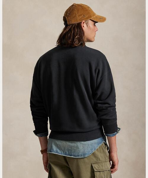 リラックス フィット ループバック フリース スウェットシャツ