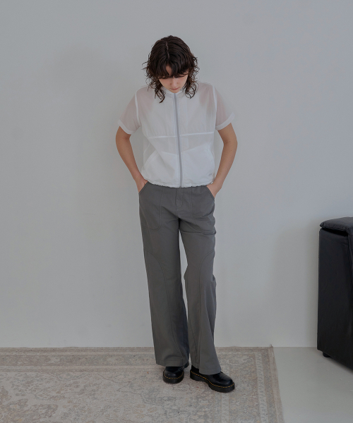 FAD（エフエーディー）の「ラインフレアパンツ（グレー）（その他パンツ・レディース・その他・SMALL/MEDIUM）」の3枚目の写真