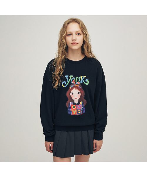 YOUK SHIM WON（ユクシムウォン）の「クロシェマンツーマン F ルナ（スウェット・レディース・その他・FREE）」の2枚目の写真