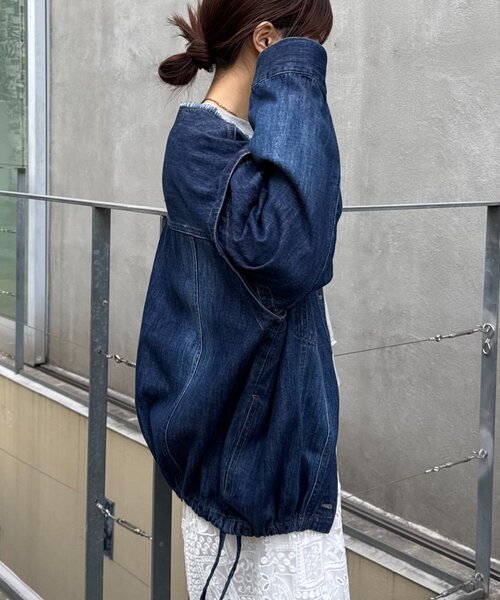 セール】【アップデート／袖取り外し可能】柔らかデニムジャケット