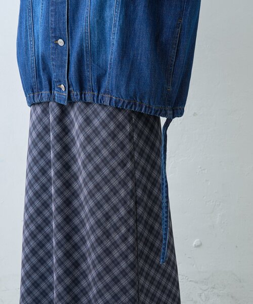 CIAOPANIC TYPY（チャオパニックティピー）の「【アップデート／袖取り外し可能】柔らかデニムジャケット（デニムジャケット・レディース・ブルー/ネイビー・ONE SIZE）」の9枚目の写真