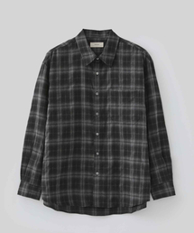 FABREGAT（ファブレガ）の「本ピッグダイングチェックシャツ（ブラック）（シャツ/ブラウス）」