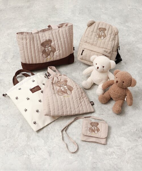 apres les cours（アプレレクール）の「tiny bear リュック（バックパック/リュック・キッズ・ベージュ・SMALL）」の4枚目の写真