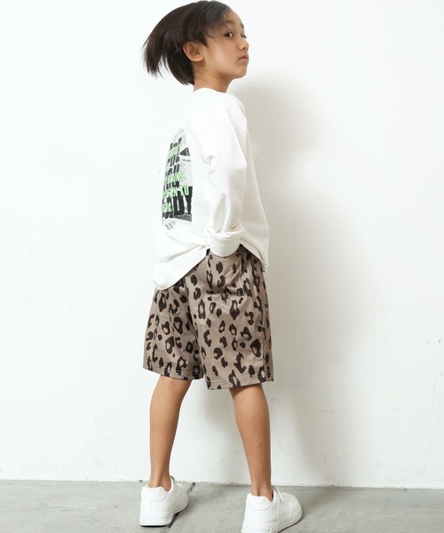 SHISKY（シスキー）の「DRY/ドライメッシュ 総柄ハーフパンツ（デニムパンツ・キッズ・グレー系その他2/グレー系その他3/ベージュ系その他/ベージュ系その他2/ブラック系その他2/グレー系その他/ブラック系その他/ブラック系その他3・110/120/130/140/150/160）」の7枚目の写真