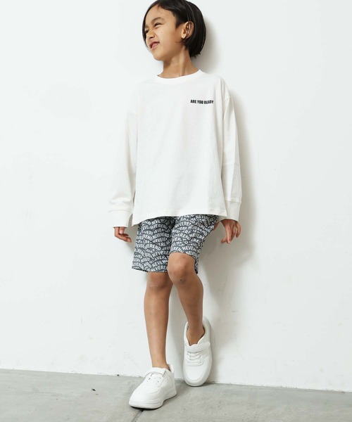 SHISKY（シスキー）の「DRY/ドライメッシュ 総柄ハーフパンツ（デニムパンツ・キッズ・グレー系その他2/グレー系その他3/ベージュ系その他/ベージュ系その他2/ブラック系その他2/グレー系その他/ブラック系その他/ブラック系その他3・110/120/130/140/150/160）」の6枚目の写真