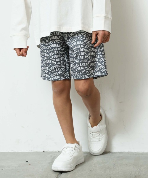 SHISKY（シスキー）の「DRY/ドライメッシュ 総柄ハーフパンツ（デニムパンツ・キッズ・グレー系その他2/グレー系その他3/ベージュ系その他/ベージュ系その他2/ブラック系その他2/グレー系その他/ブラック系その他/ブラック系その他3・110/120/130/140/150/160）」の9枚目の写真