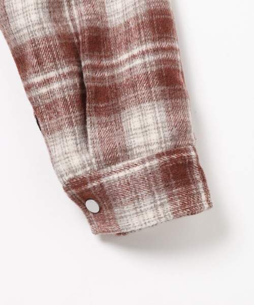 LAND MUSEUM（ランドミュージアム）の「LAND MUSEUM／ワイドオンブレシャツ（シャツ/ブラウス・メンズ・レッド・MEDIUM/LARGE）」の7枚目の写真