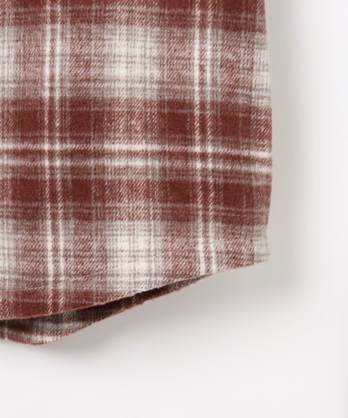 LAND MUSEUM（ランドミュージアム）の「LAND MUSEUM／ワイドオンブレシャツ（シャツ/ブラウス・メンズ・レッド・MEDIUM/LARGE）」の6枚目の写真