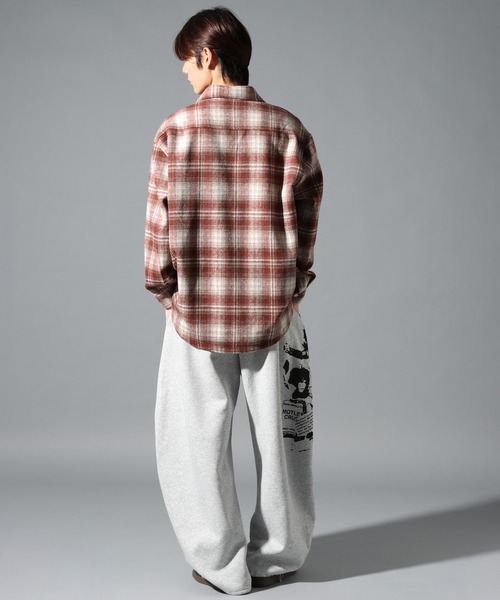LAND MUSEUM(ランドミュージアム)の「LAND MUSEUM/ワイドオンブレシャツ(シャツ/ブラウス・メンズ・レッド・MEDIUM/LARGE)」の20枚目の写真