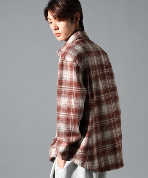 LAND MUSEUM(ランドミュージアム)の「LAND MUSEUM/ワイドオンブレシャツ(シャツ/ブラウス・メンズ・レッド・MEDIUM/LARGE)」の22枚目の写真