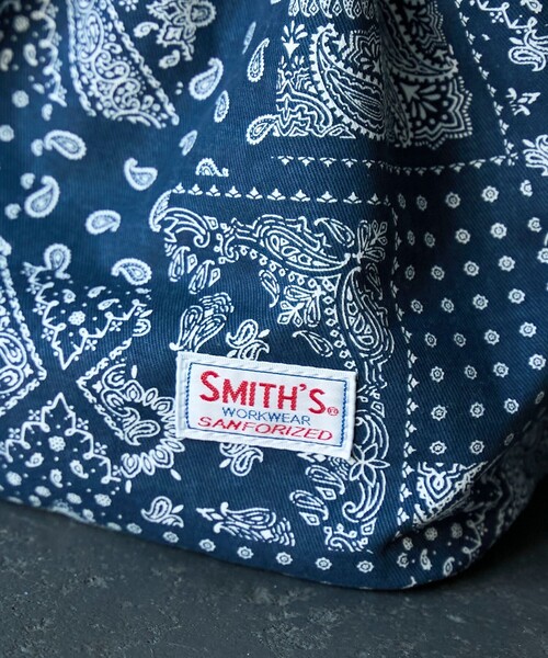 SMITH'S（スミス）の「SMITH’S（スミス）別注巾着バッグ（ハンドバッグ・メンズ・ブラック/ネイビー/その他1・FREE）」の7枚目の写真