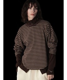 ELCHELE（エルチェレ）の「WARM BORDER LS TEE（Tシャツ/カットソー）」