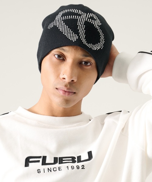セール】FUBU フブ ブランド Beanie / ビーニー ニット帽（ニット