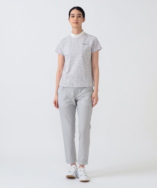 BEAMS GOLF(ビームスゴルフ)の「PURPLE LABEL / 裾ダブル ストライプ柄 ストレッチ パンツ(その他パンツ・レディース・インディゴブルー/グレー・MEDIUM/LARGE/SMALL)」の3枚目の写真