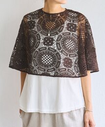 BEARDSLEY（ビアズリー）の「Bigモチーフレースポンチョ（ポンチョ）」